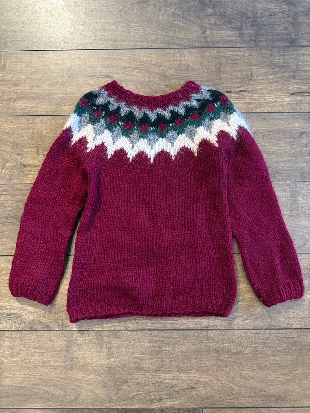 Womens Authentic Icelandic Wool Sweater